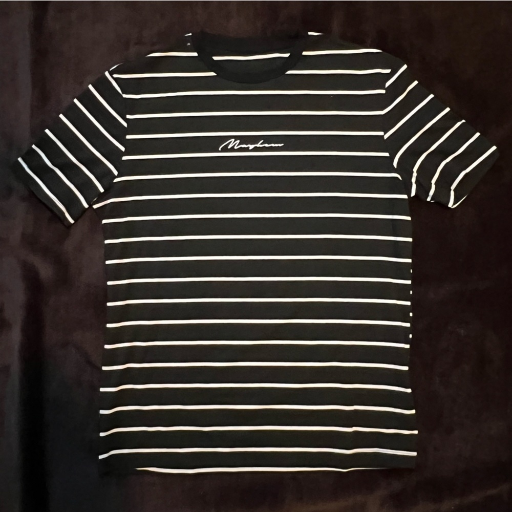 Amazon Purchase - Striped T-Shirt - Size S - 95% Polyester 5% Spandex